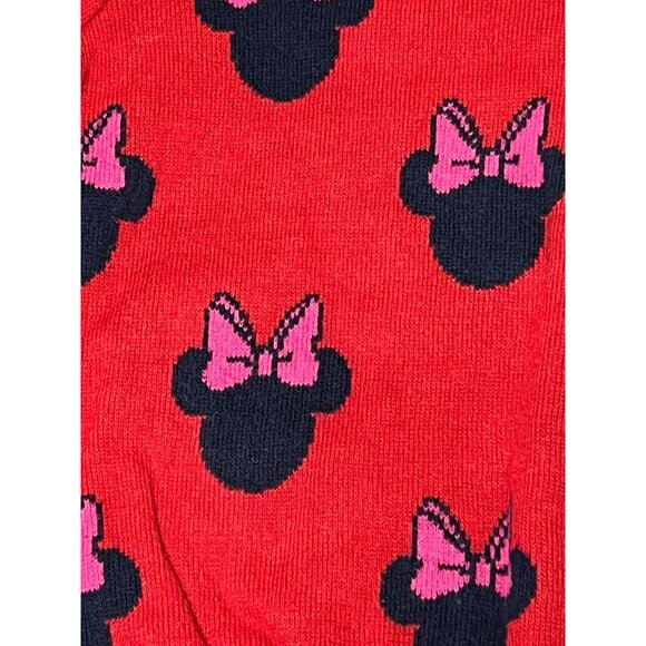 Baby GAP Disney Sweater Minnie Mouse Red Girls Size 3 - Picture 4 of 4
